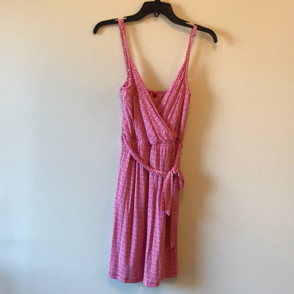 5148 Pink and White Dress